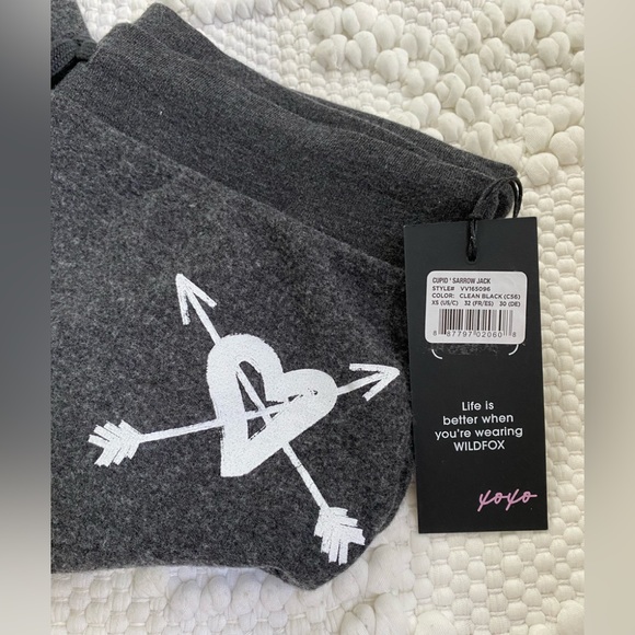 WILDFOX “Hello Lovely” Cupids Arrow Jogger Set. NWT! Various Sizes! - Picture 4 of 11